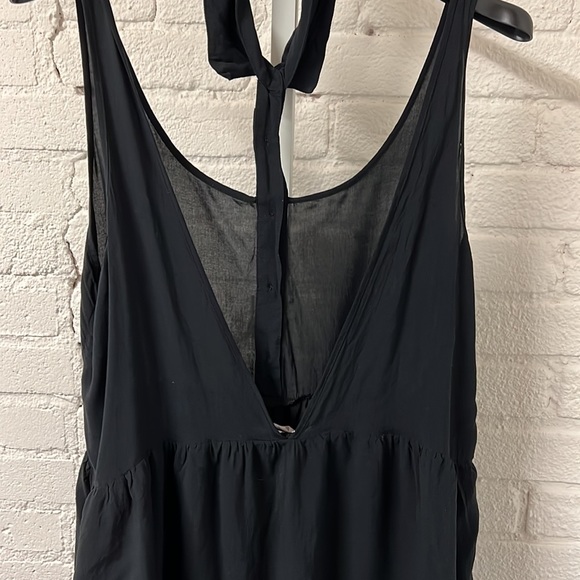 BCBGeneration Sz L Collared Cutout Babydoll Dress - Picture 8 of 9